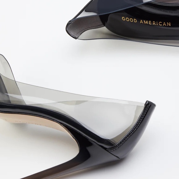 Good American Cinder-f*cking-rella Pump Light Smoke - 6 - Picture 4 of 10